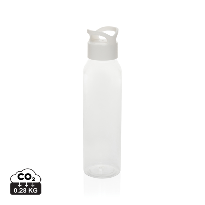 OASIS RCS RECYCLED PET WATER BOTTLE 650ML in White