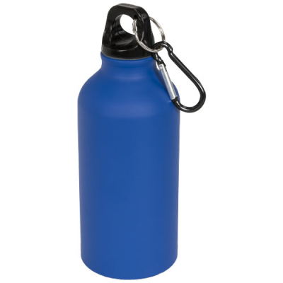 OREGON 400 ML MATTE WATER BOTTLE with Carabiner in Blue