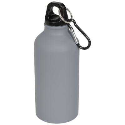 OREGON 400 ML MATTE WATER BOTTLE with Carabiner in Grey