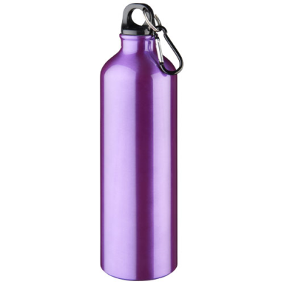 OREGON 770 ML ALUMINIUM METAL WATER BOTTLE with Carabiner in Purple