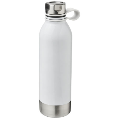 PERTH 740 ML STAINLESS STEEL METAL SPORTS BOTTLE in White