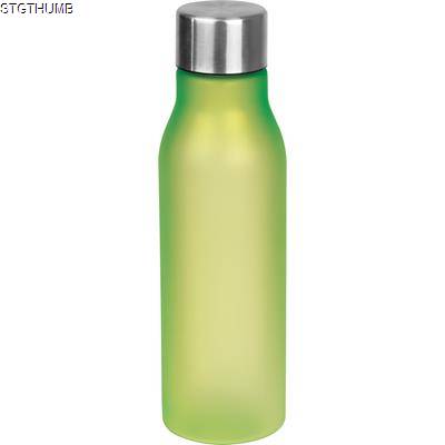 PLASTIC DRINK BOTTLE in Apple Green