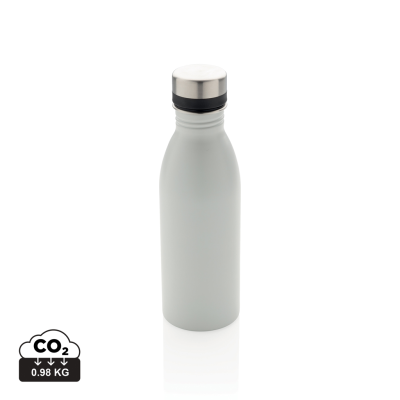 RCS RECYCLED STAINLESS STEEL METAL DELUXE WATER BOTTLE in White