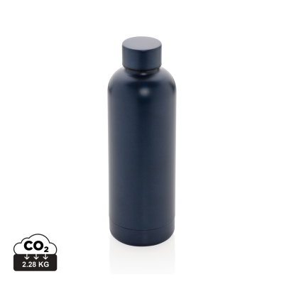 RCS RECYCLED STAINLESS STEEL METAL IMPACT VACUUM BOTTLE in Blue