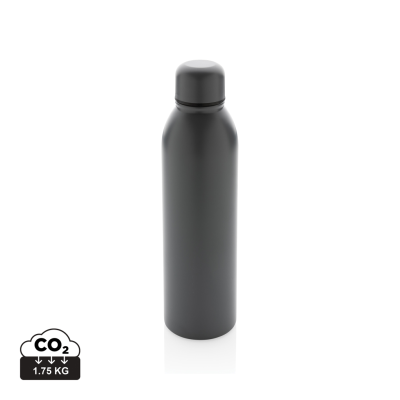 RCS RECYCLED STAINLESS STEEL METAL VACUUM BOTTLE 500ML in Anthracite