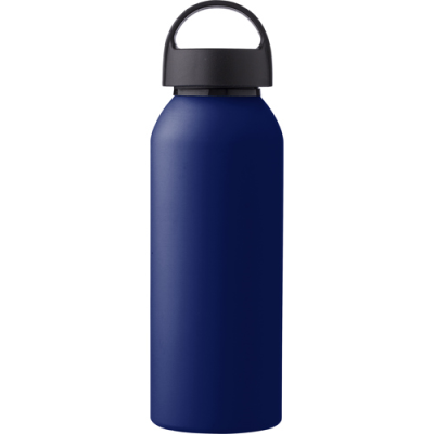 RECYCLED ALUMINIUM METAL BOTTLE (500 ML) SINGLE WALLED in Blue