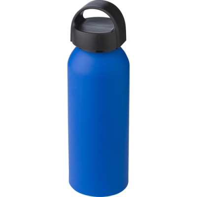 RECYCLED ALUMINIUM METAL BOTTLE (500 ML) SINGLE WALLED in Cobalt Blue