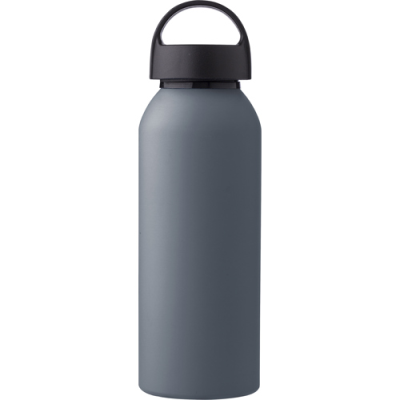 RECYCLED ALUMINIUM METAL BOTTLE (500 ML) SINGLE WALLED in Grey