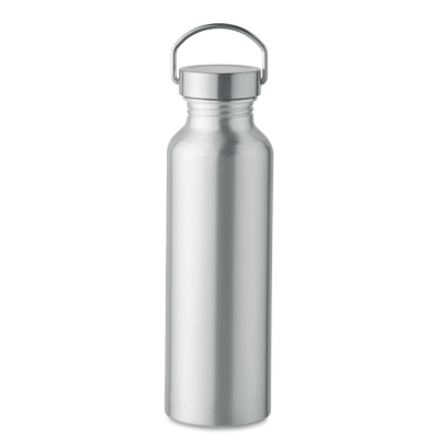 RECYCLED ALUMINIUM METAL BOTTLE 500ML in Silver