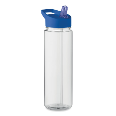 RPET BOTTLE 650ML PP FLIP LID in Blue