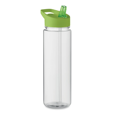 RPET BOTTLE 650ML PP FLIP LID in Green