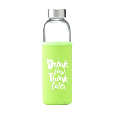 SENGA GLASS 500 ML DRINK BOTTLE in Lime