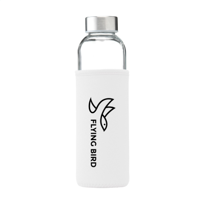 SENGA GLASS 500 ML DRINK BOTTLE in White