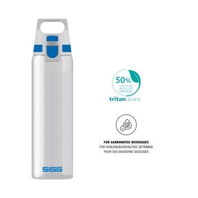 SIGG TOTAL CLEAR TRANSPARENT ONE MYPLANET 0,75L BLUE