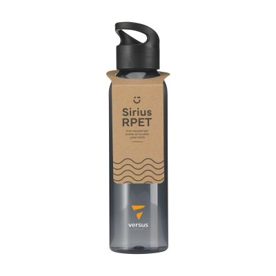 SIRIUS GRS RPET 650 ML DRINK BOTTLE in Black_&_Black