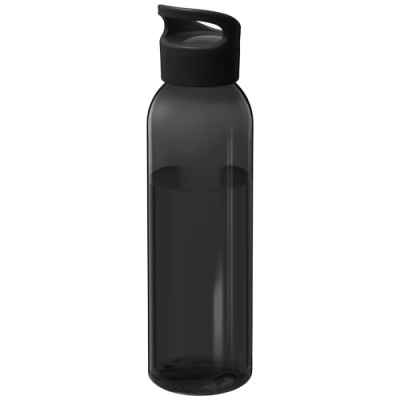 SKY 650 ML RECYCLED PLASTIC WATER BOTTLE in Solid Black