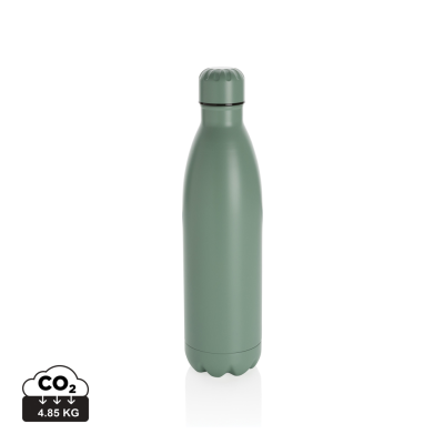 SOLID COLOUR VACUUM STAINLESS STEEL METAL BOTTLE 750ML in Green