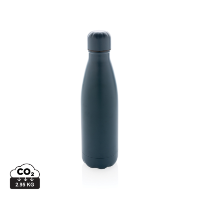 SOLID COLOUR VACUUM STAINLESS STEEL METAL BOTTLE in Blue