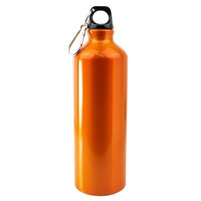 SPORTS WATER BOTTLE ALUMINIUM 750ML in Orange