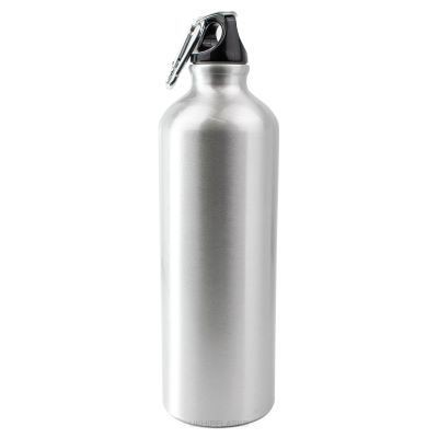 SPORTS WATER BOTTLE ALUMINIUM 750ML in Silver