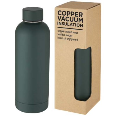 SPRING 500 ML COPPER VACUUM THERMAL INSULATED BOTTLE in Green Flash