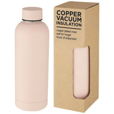 SPRING 500 ML COPPER VACUUM THERMAL INSULATED BOTTLE in Pale Blush Pink