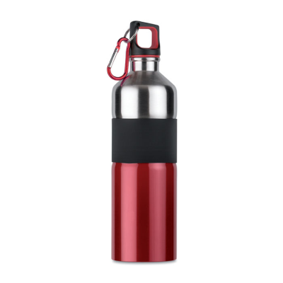 STAINLESS STEEL METAL BOTTLE 750 ML in Red