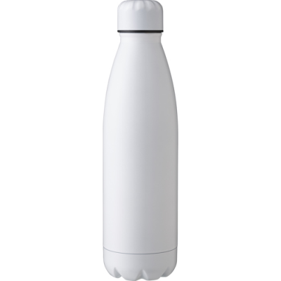 STAINLESS STEEL METAL BOTTLE (750ML) SINGLE WALLED in White