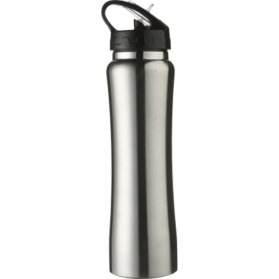 STAINLESS STEEL METAL DOUBLE WALLED FLASK (500ML) in Silver