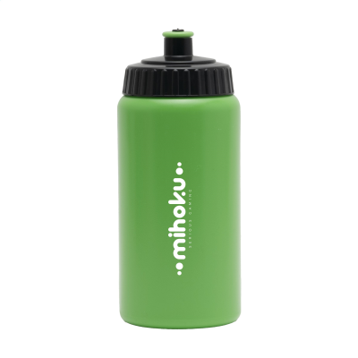 SUGARCANE BIO BIDON 500 ML DRINK BOTTLE in Green & Black