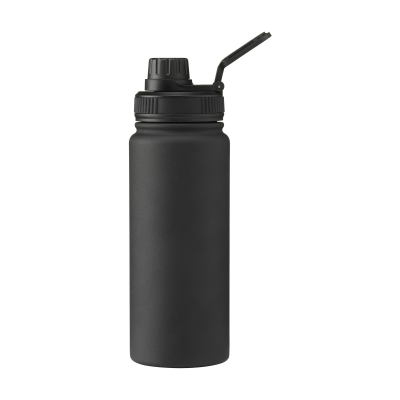 TAPPO BOTTLE RCS STAINLESS STEEL METAL DRINK BOTTLE in Black