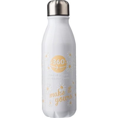 THE CAMULOS - ALUMINIUM METAL BOTTLE (500 ML) in White