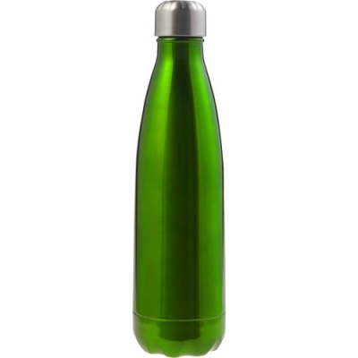 THE TROPEANO - STAINLESS STEEL METAL DOUBLE WALLED BOTTLE (500ML) in Green