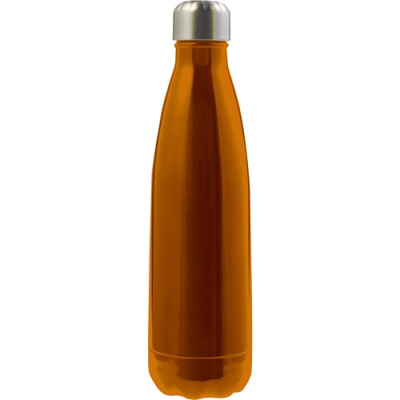 THE TROPEANO - STAINLESS STEEL METAL DOUBLE WALLED BOTTLE (500ML) in Orange