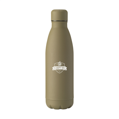 TOPFLASK PREMIUM RCS RECYCLED STEEL DRINK BOTTLE in Brown