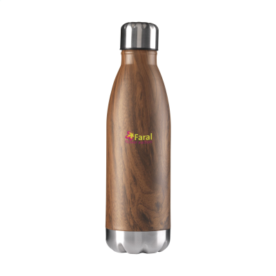 TOPFLASK WOOD 500 ML DRINK BOTTLE in Brown