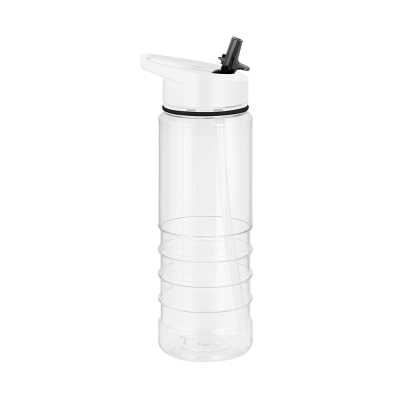 TRITAN PURE SPORTS WATER BOTTLE - 750ML TRANSPARENT & BLACK