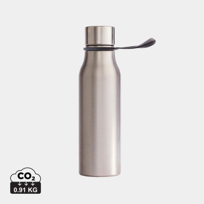 VINGA LEAN WATER BOTTLE STEEL in Black