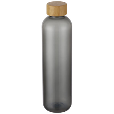 ZIGGS 1000 ML RECYCLED PLASTIC WATER BOTTLE in Charcoal