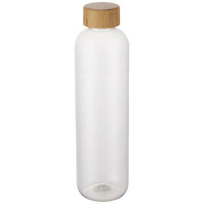 ZIGGS 1000 ML RECYCLED PLASTIC WATER BOTTLE in Clear Transparent Clear Transparent