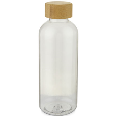 ZIGGS 650 ML RECYCLED PLASTIC WATER BOTTLE in Clear Transparent