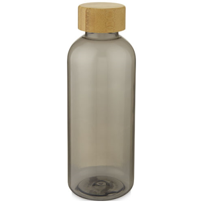 ZIGGS 650 ML RECYCLED PLASTIC WATER BOTTLE in Clear Transparent Charcoal