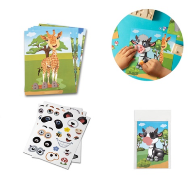 MADAGASCAR CHILDRENS STICKER SET