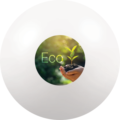 ECO FRIENDLY STRESS BALL - ROUND 70MM