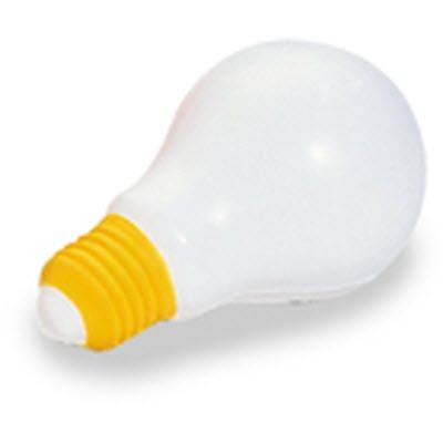 LIGHT BULB SQUEEZIES STRESS ITEM in White