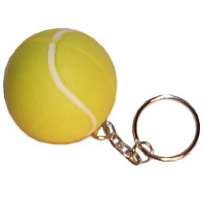 TENNIS BALL KEYRING STRESS ITEM