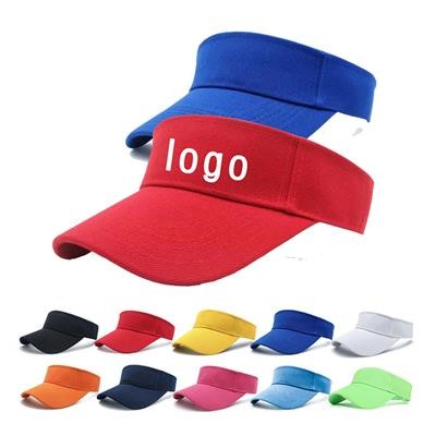 ADJUSTABLE COTTON SUN VISOR CAP