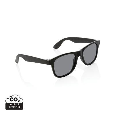 GRS RECYCLED PP PLASTIC SUNGLASSES in Black