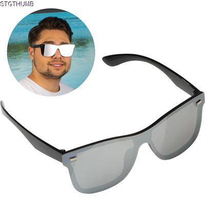 MIRROR SUNGLASSES in Black