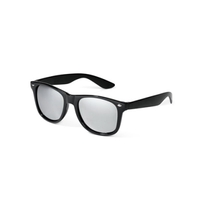 NIGER PC SUNGLASSES with Category 3 Mirrored Lenses in Black